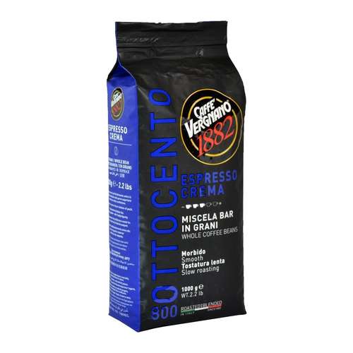 Caffè Vergnano 1882 Espresso Crema 800 Coffee Beans 1kg – front view