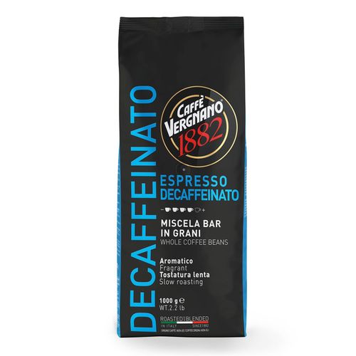 Caffè Vergnano 1882 Decaffeinato Coffee Beans 1kg