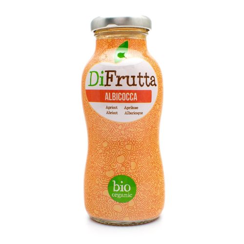 DiFrutta Bio Organic Apricot juice in glass - 200ml – additional view