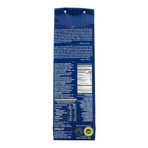 GENTILE Durum Wheat Semolina pasta 500g "Spaghetti - 12 minutes" – additional view 2