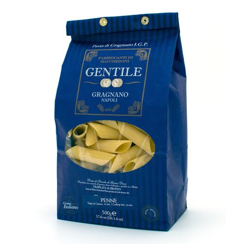 GENTILE Durum Wheat Semolina pasta 500g "Penne - 10 minutes"