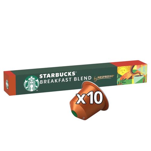 STARBUCKS Breakfast Blend 10 Capsules NESPRESSO