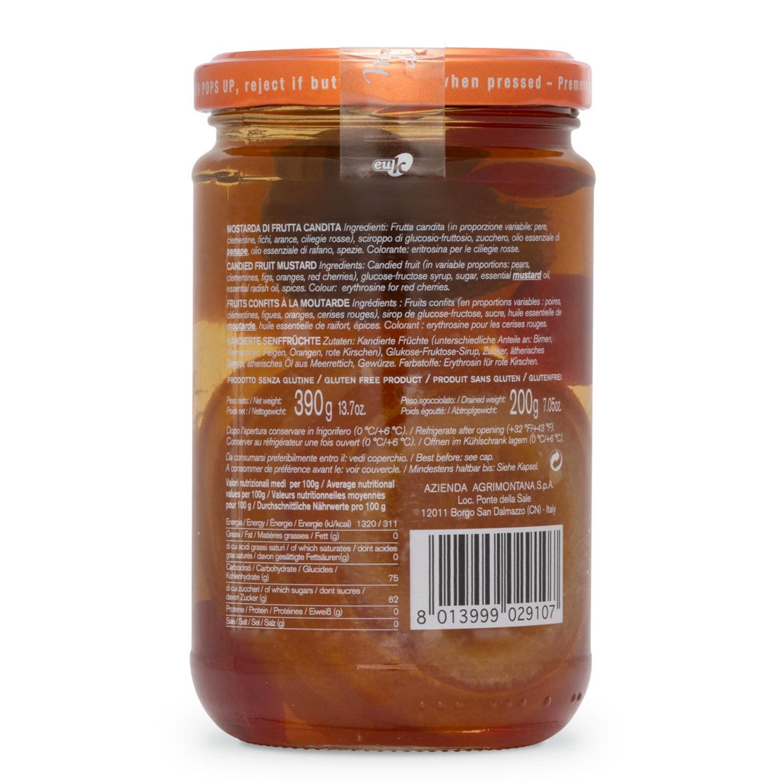 Agrimontana Artisan Candied Fruit Mustard 390g – additional view