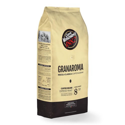 Caffè Vergnano 1882 Gran Aroma Coffee Beans 1kg – front view