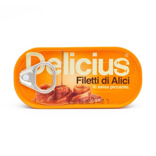 Anchovy Fillets in Spicy Sauce – 50g