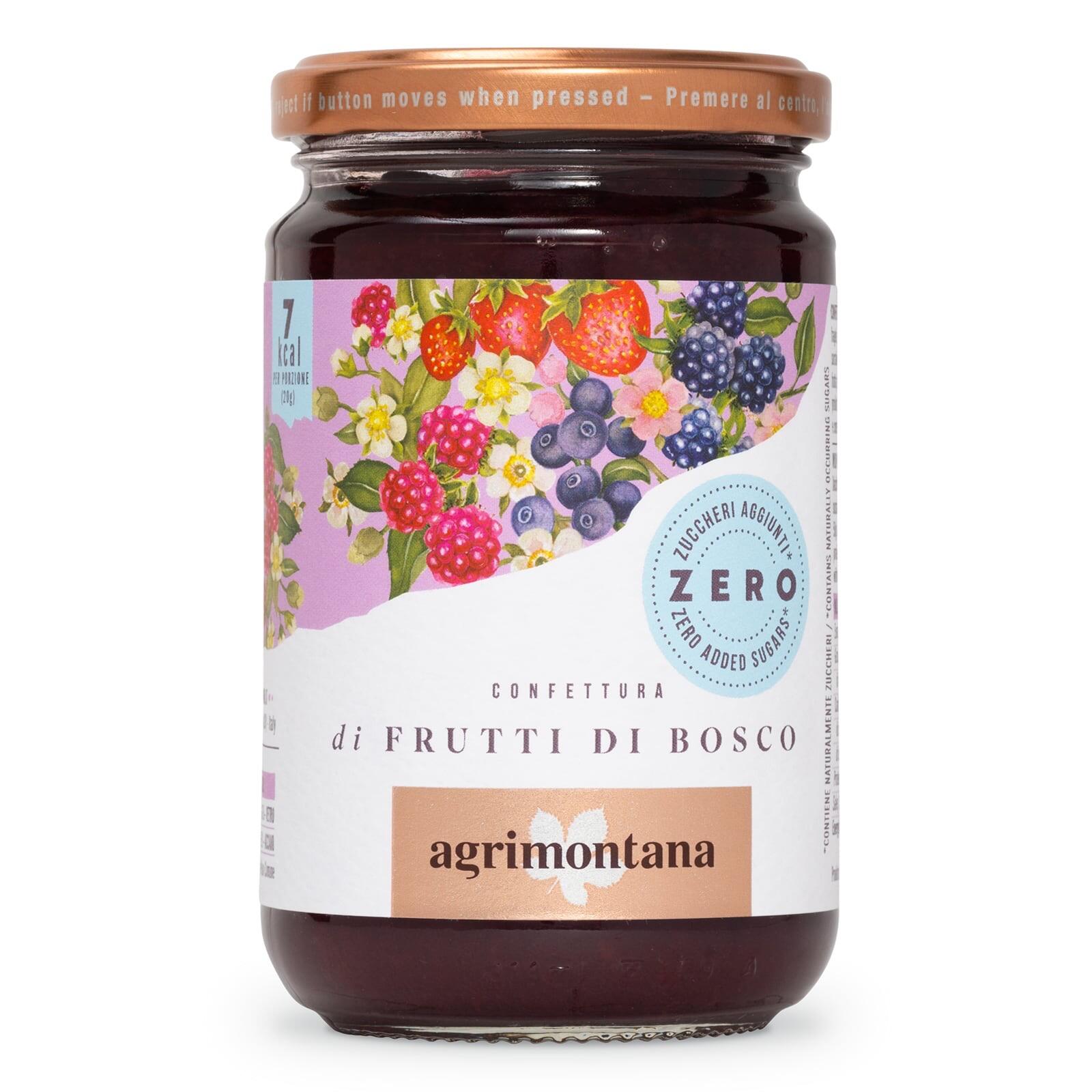 Agrimontana Wild Berries Jam ZERO 290g
