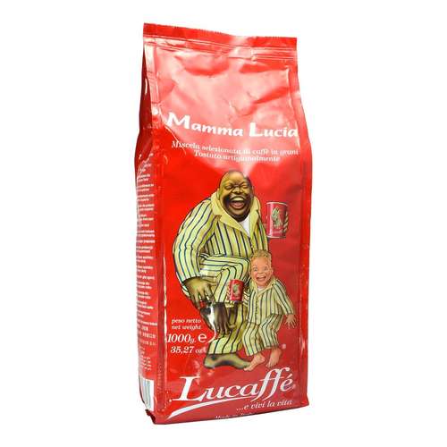 Lucaffe Mamma Lucia Coffee Beans 1kg – front view
