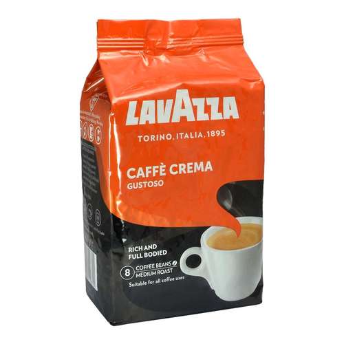 Lavazza Caffe Crema Gustoso Coffee Beans 1kg – front view