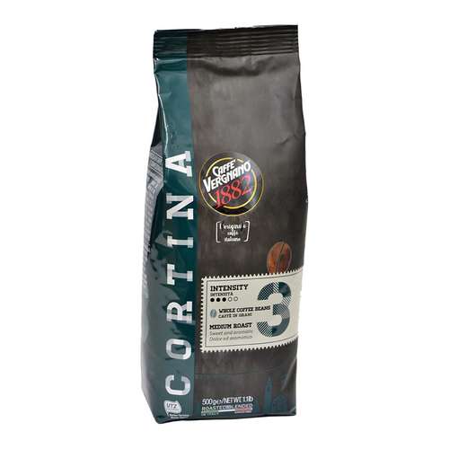 Caffè Vergnano 1882 Cortina Coffee Beans 500g – front view