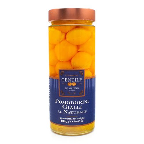 Gentile Preserves - Yellow Cherry Tomatoes 580g – serving suggestion