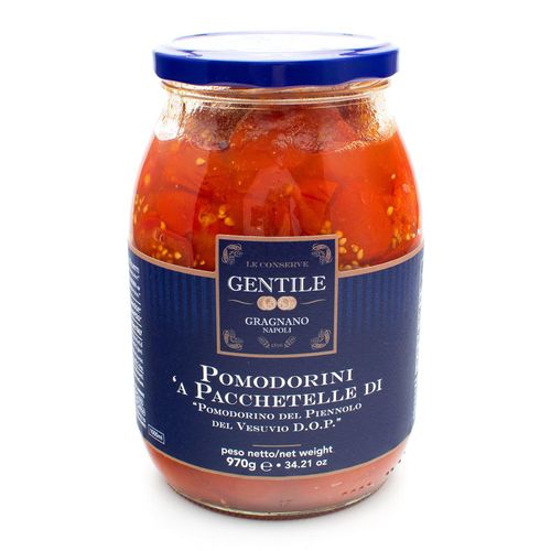 Gentile Preserves - Sliced Unpeeled Tomatoes from Vesuvius 970g – serving suggestion 2