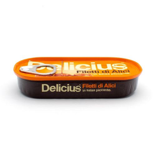 Anchovy Fillets in Spicy Sauce – 50g – additional view