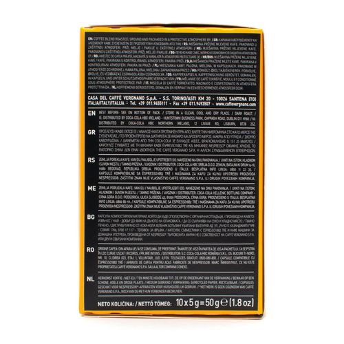Caffè Vergnano 1882 Napoli 10 Capsules NESPRESSO Compatible - Compostable – additional view 2