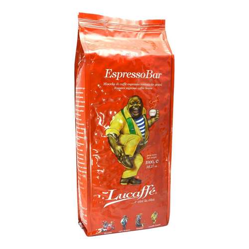 Lucaffe Espresso Bar Coffee Beans 1kg – back of packaging