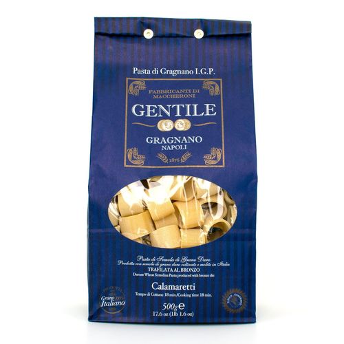 GENTILE Durum Wheat Semolina pasta 500g "Calamaretti - 18 minutes" – additional view