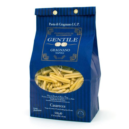GENTILE Durum Wheat Semolina pasta 500g "Casarecce - 10 minutes"