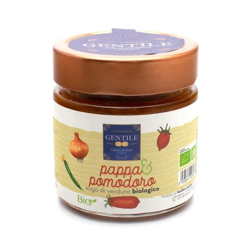 Gentile Preserves - “Pappa & Pomodoro” Ready Organic Vegetable Sauce 220g (Children’s Line) – serving suggestion 2