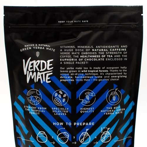 Verde Mate Mas IQ 500g - Premium Quality - 98% Of Leaves – additional view