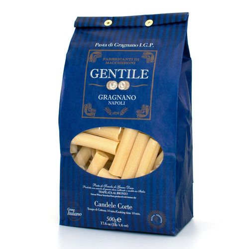 GENTILE Durum Wheat Semolina pasta 500g "Candele Corte - 10 minutes"