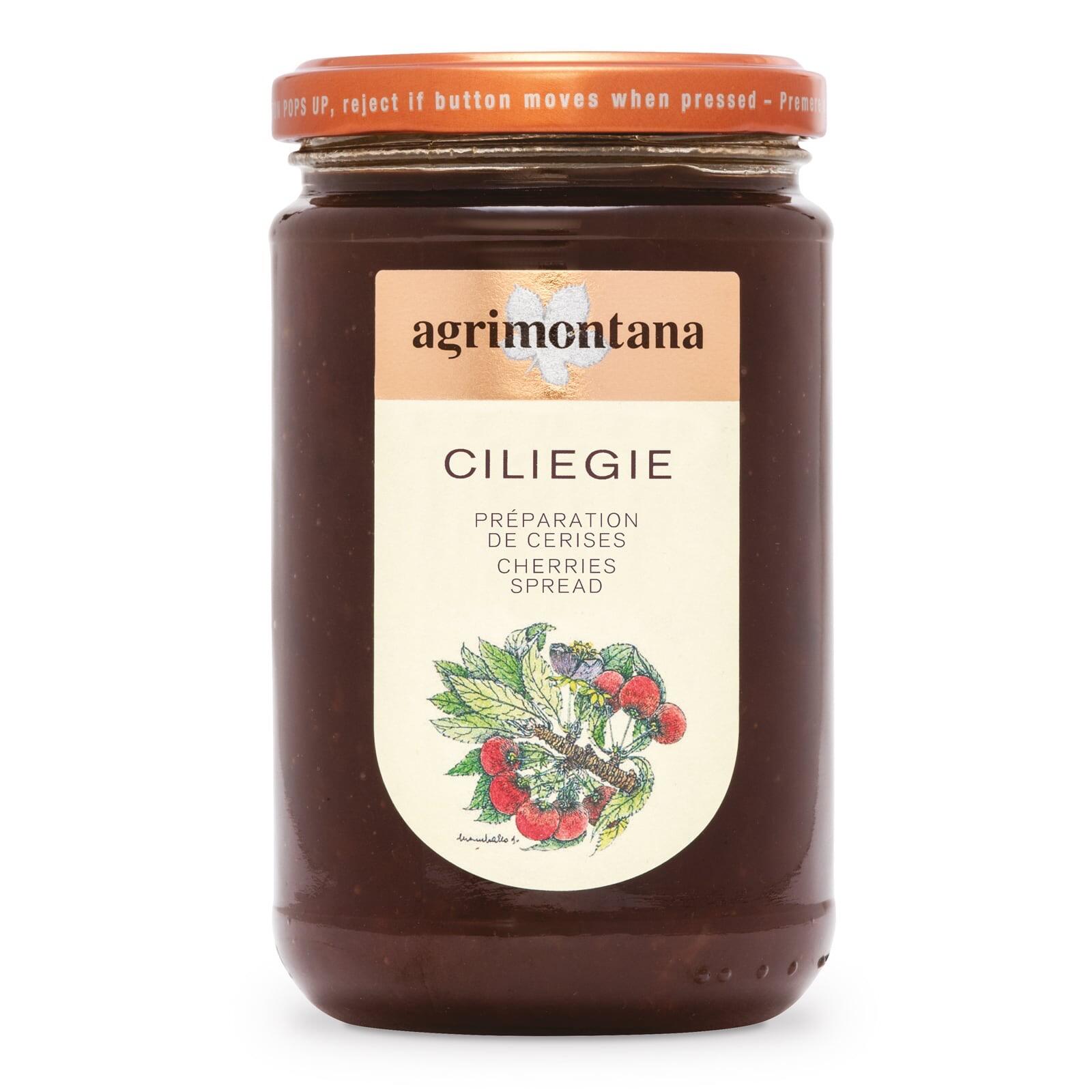Agrimontana Cherry Extra Jam Spread 330g