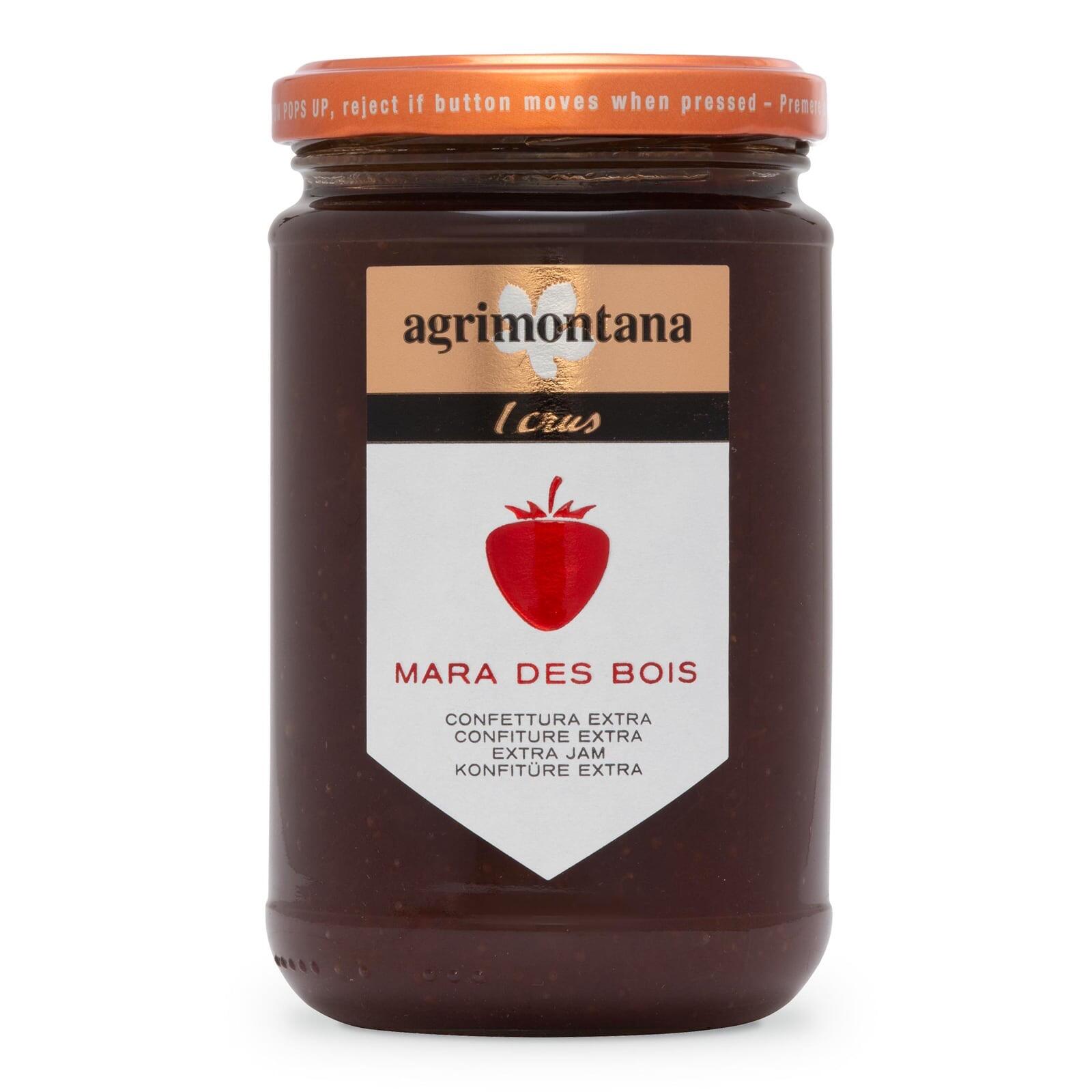 Agrimontana Strawberry Extra Jam - Mara des Bois 340g