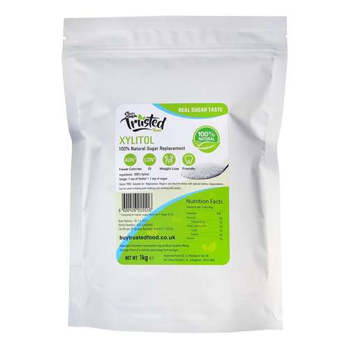 Xylitol 1kg - Low Calories 100% Natural Sugar Replacement