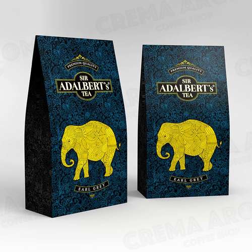 Sir Adalbert’s Earl Grey Tea - 100g Loose Tea - Box – product packaging