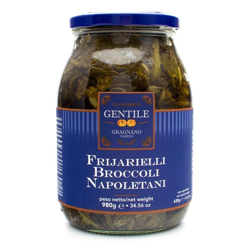 Gentile Preserves - Frijarielli Neapoletan Brocolli 980g – serving suggestion