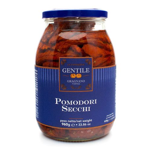 Gentile Preserves - Sun-dried Tomatoes 960g – serving suggestion