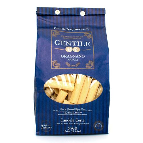 GENTILE Durum Wheat Semolina pasta 500g "Candele Corte - 10 minutes" – additional view