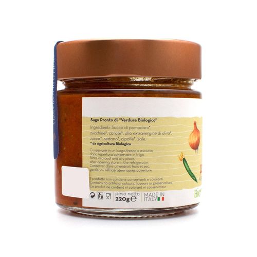 Gentile Preserves - “Pappa & Pomodoro” Ready Organic Vegetable Sauce 220g (Children’s Line) – serving suggestion 4