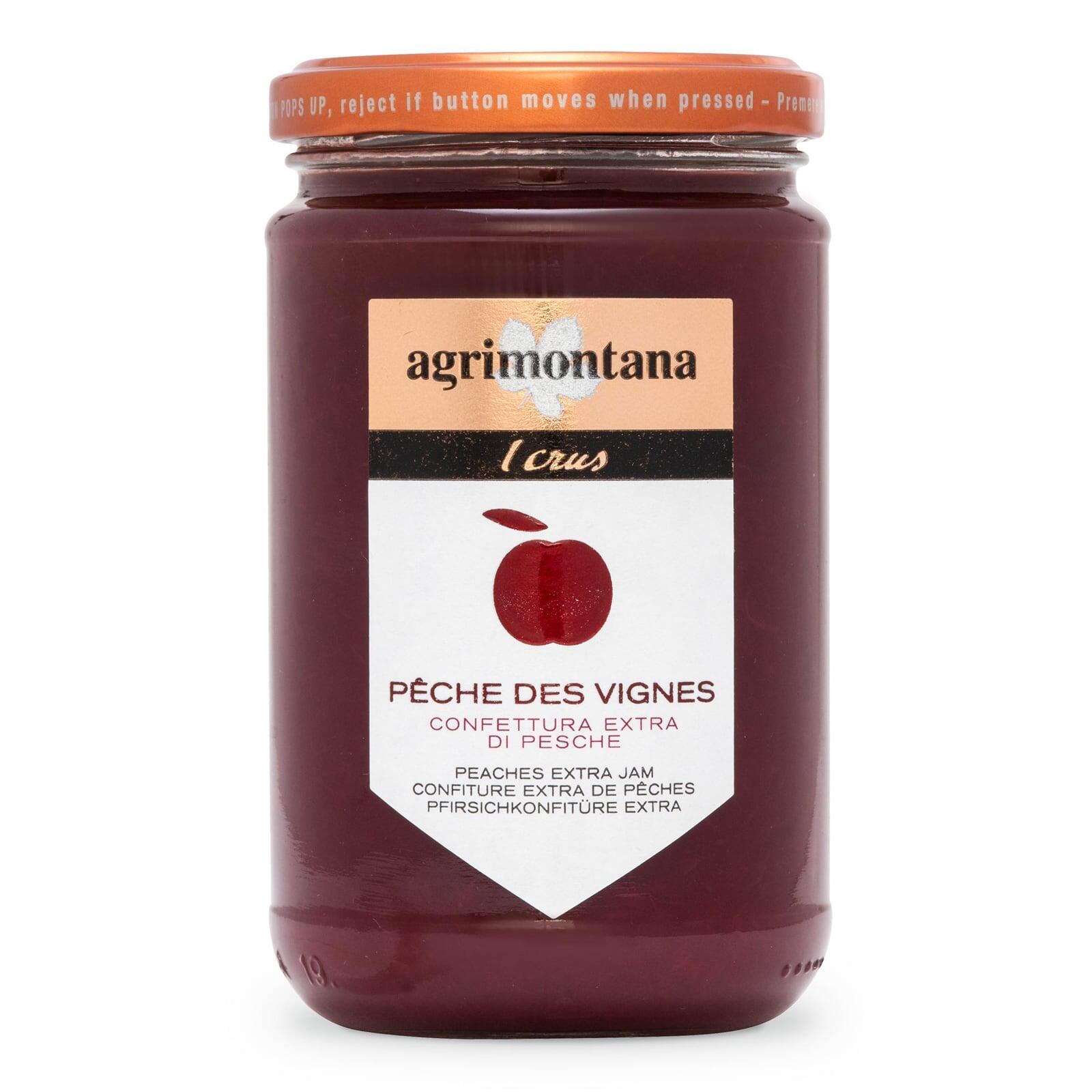Agrimontana Peach Extra Jam 340g - Peche Des Vignes
