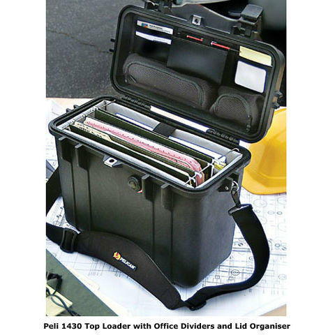 Peli 1430 Top Loader Case with Office Dividers Peli 1430 Top Loader Case with Office Dividers