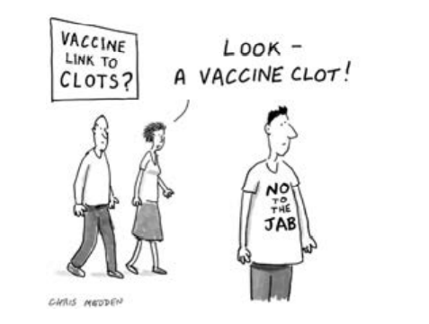 Chris Madden - 'Look - a vaccine clot!'
