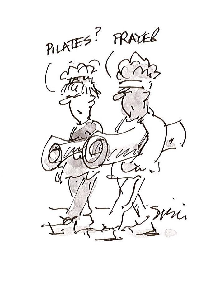 Dish - 'Pilates?' 'Prayer'
