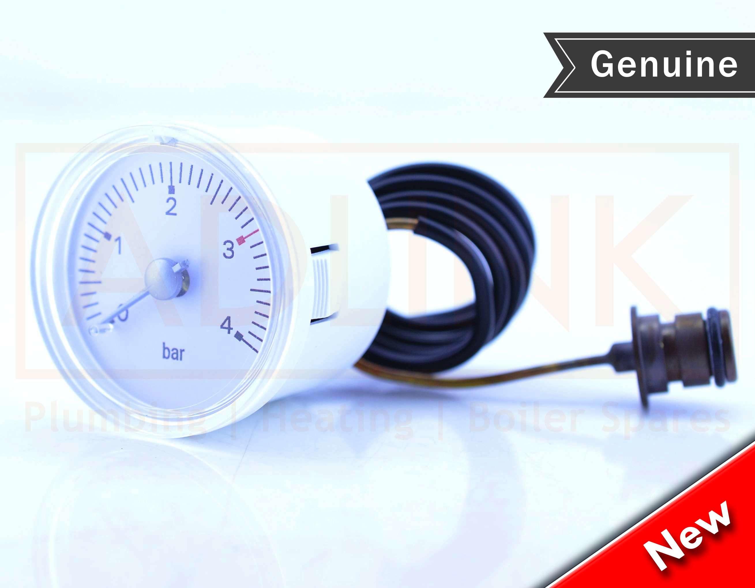 VOKERA UNICA 28HE 32HE 36HE BOILER PRESSURE GAUGE 2564