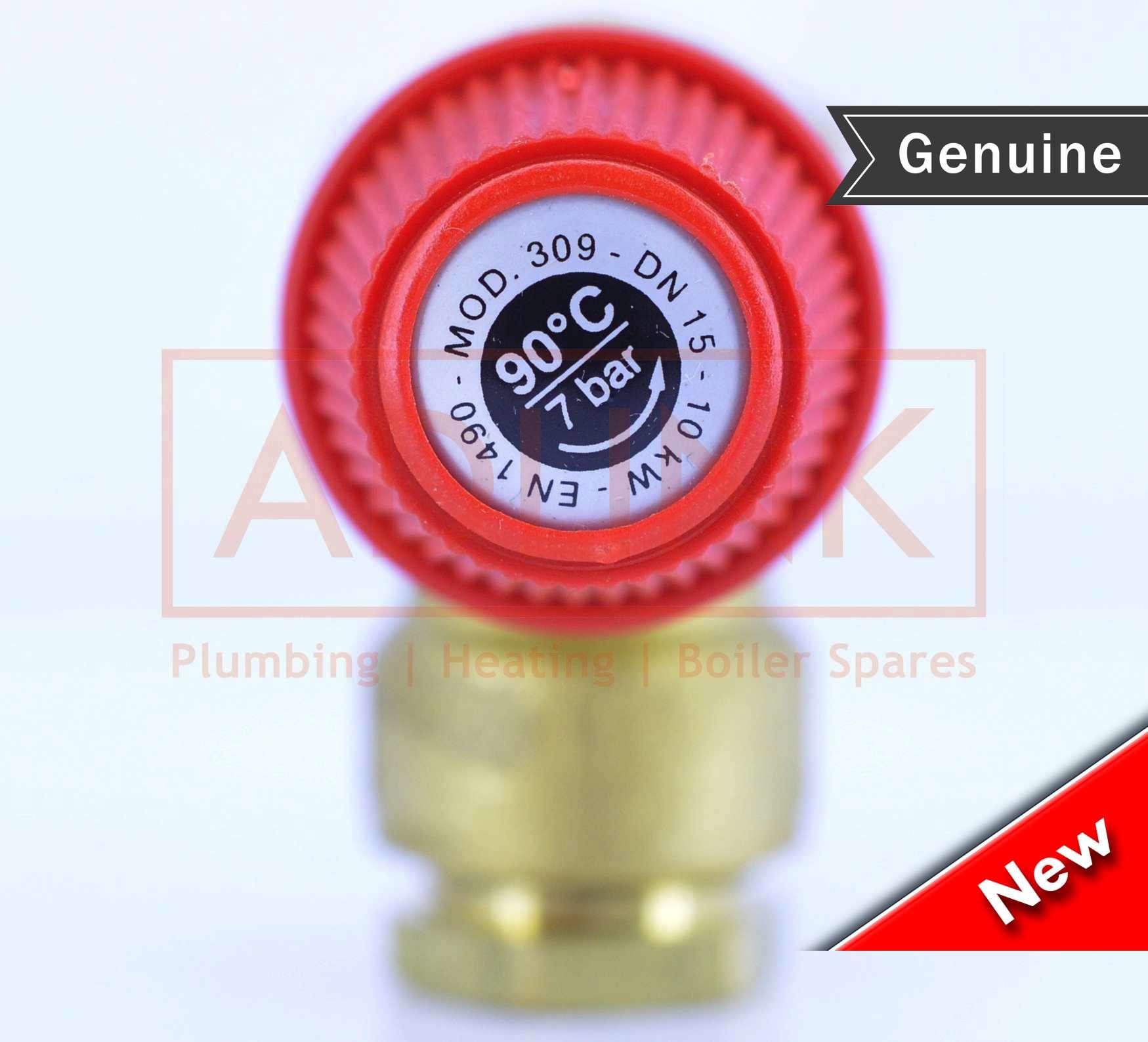 RM Cylinders Stelflow Unvented Cylinder TEMPERATURE & PRESSURE RELIEF VALVE