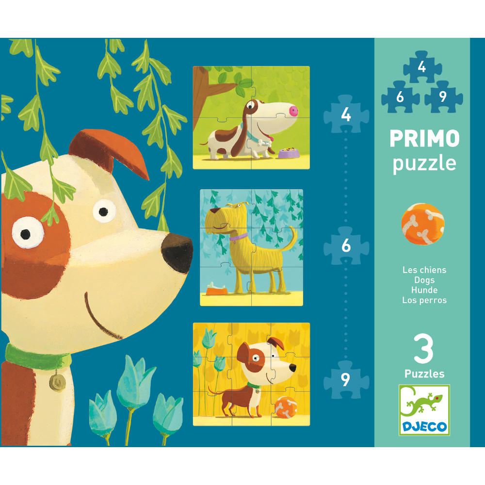 Dogs primo puzzle by Djeco