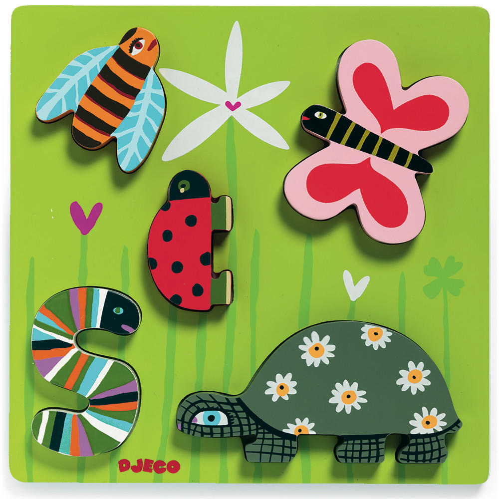 Little beasts relief puzzle by Djeco