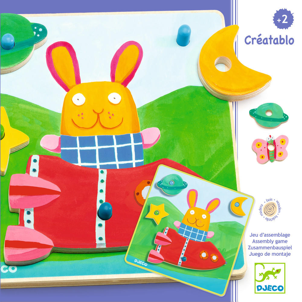 Creatablo assembly game by Djeco