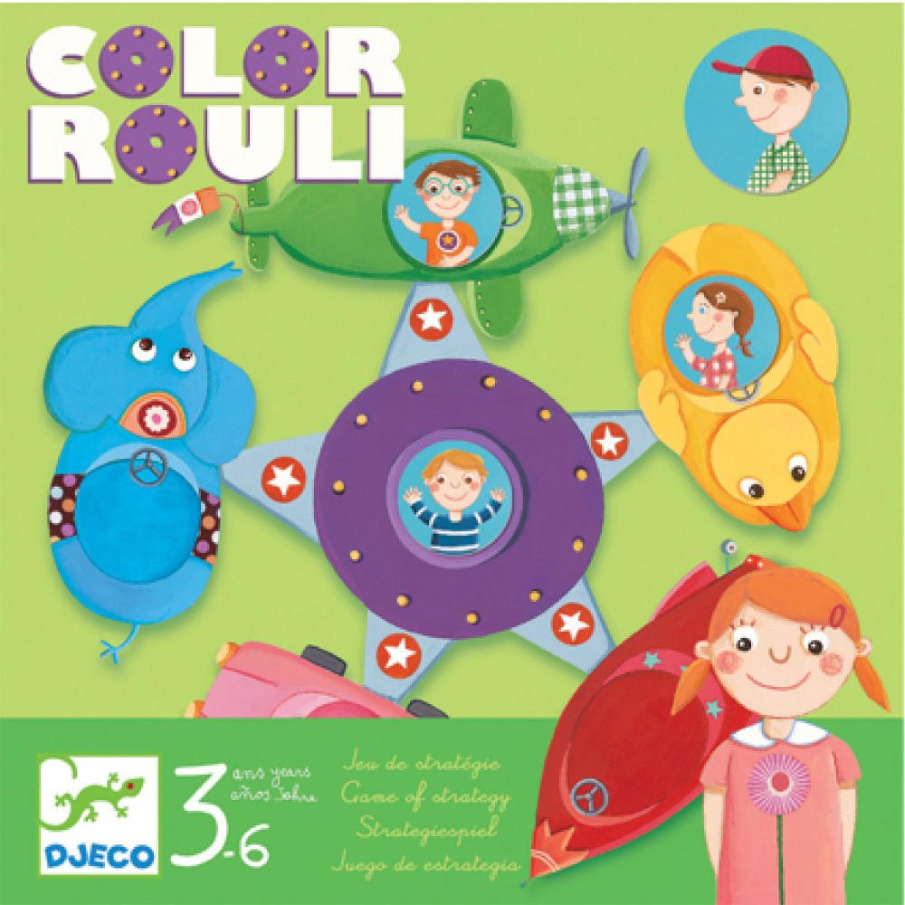 Djeco color rouli game