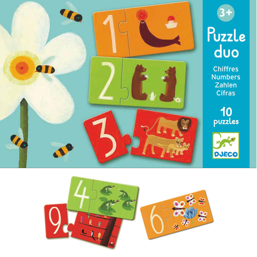 Numbers puzzle duo by Djeco