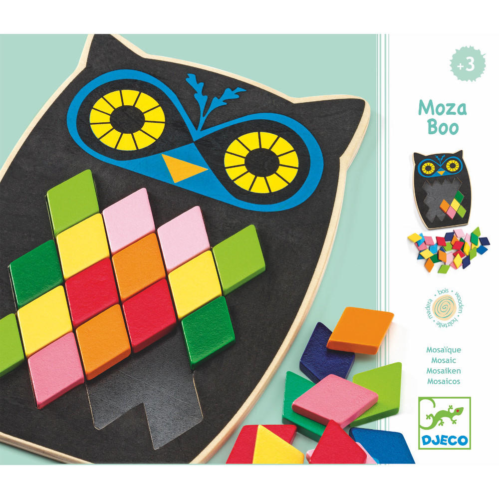 Owl mosaic game by Djeco