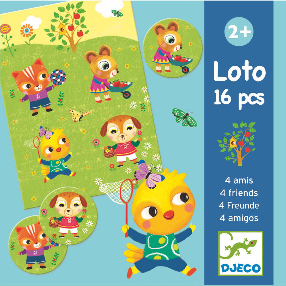 Four friends lotto game by Djeco
