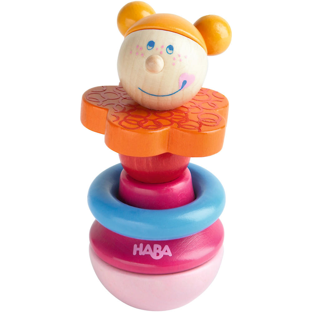 Madame baby rattle by Haba