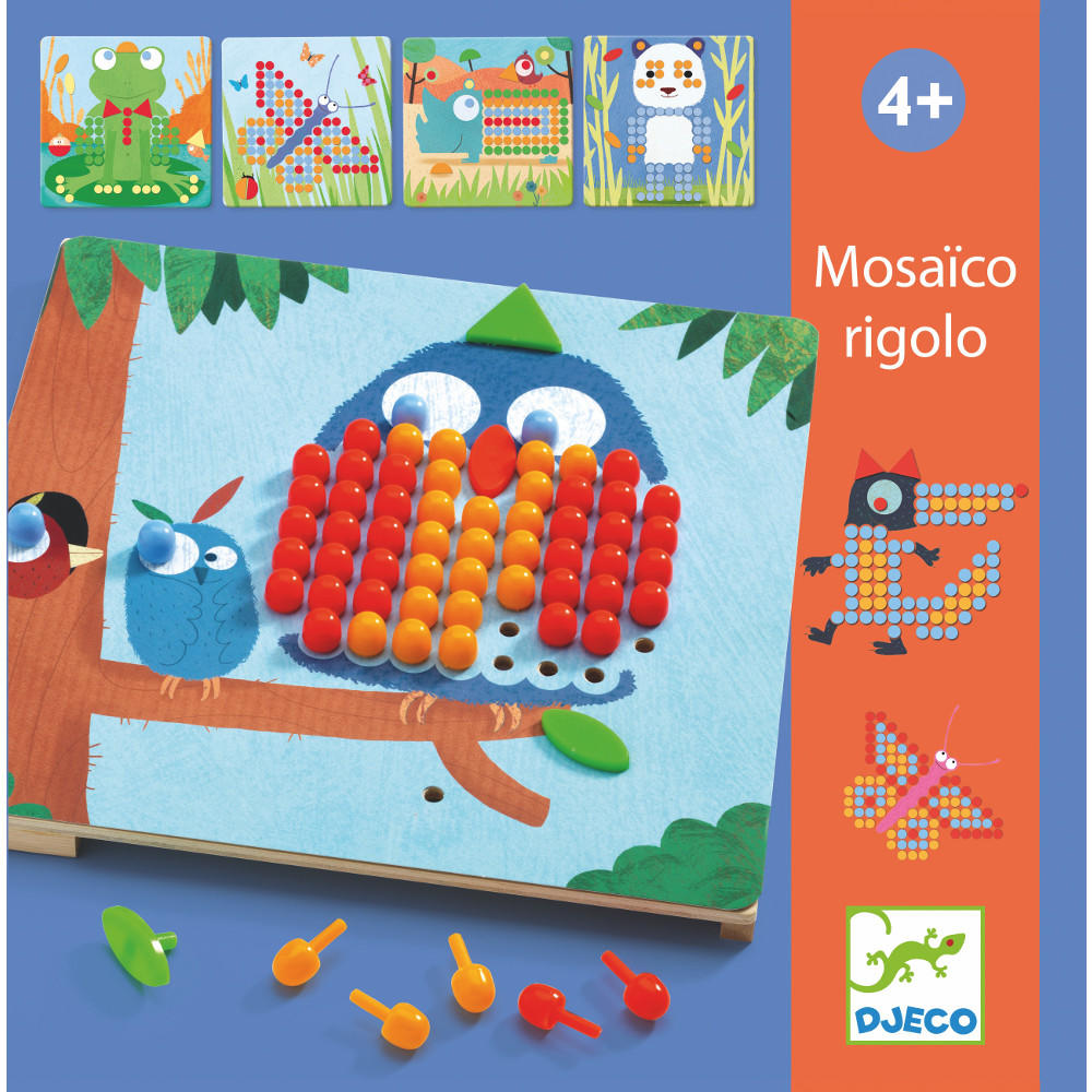 Funny animals mosaic game by Djeco