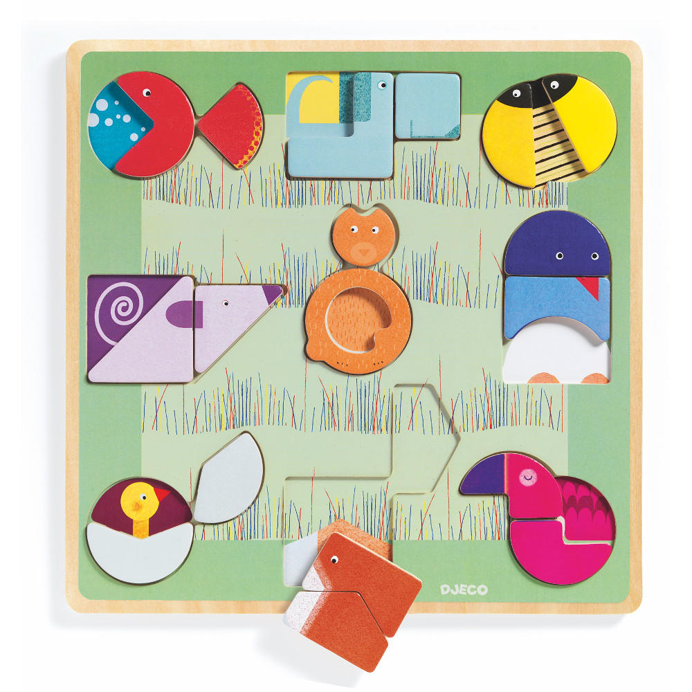 Djeco ludiform wooden puzzle