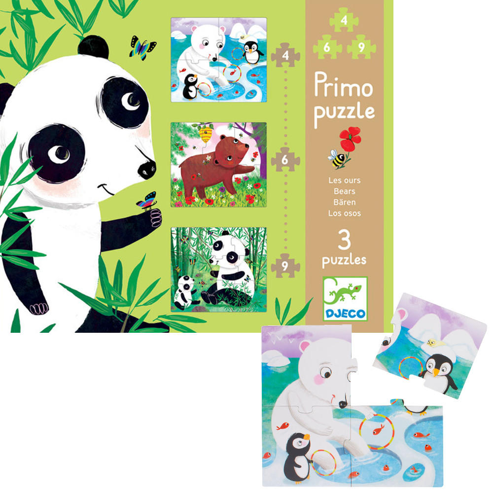 Bears primo puzzle by Djeco