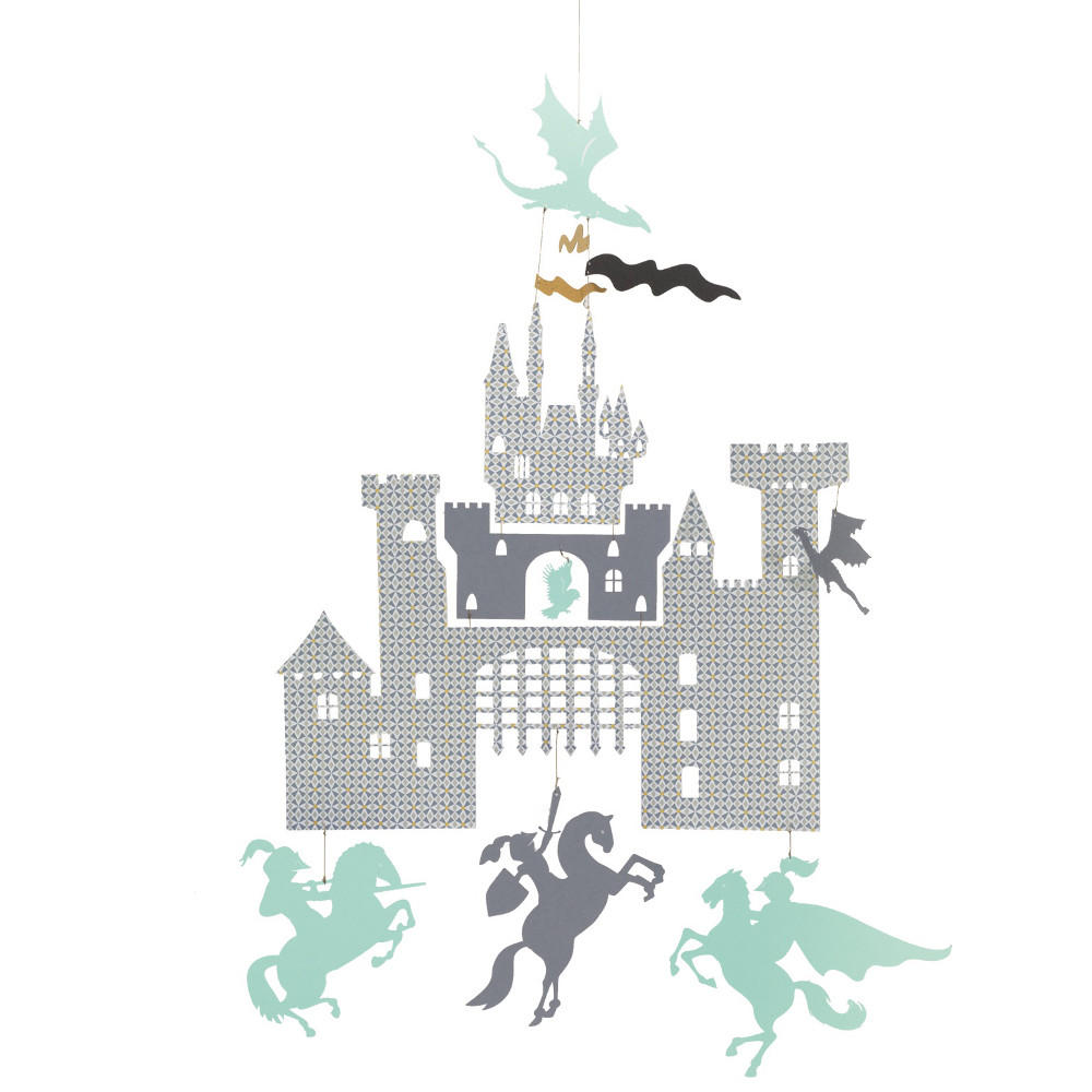 Djeco castle and dragons mini mobile