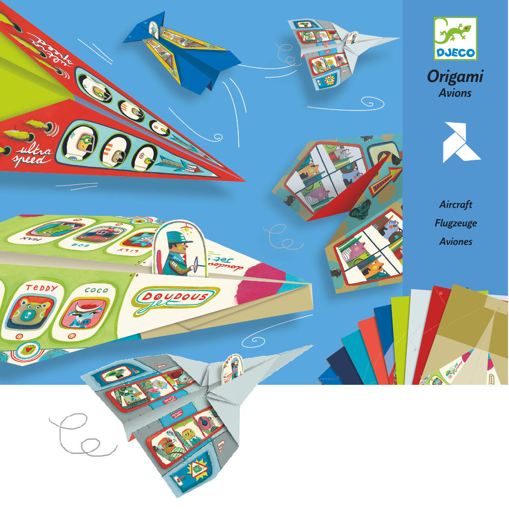 Djeco origami paper planes